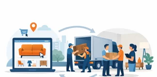 Como funciona a entrega de móveis online