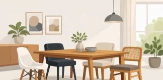 Melhores cadeiras para mesa de madeira em casa