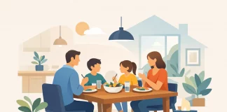 Melhores mesas para refeições familiares em casa
